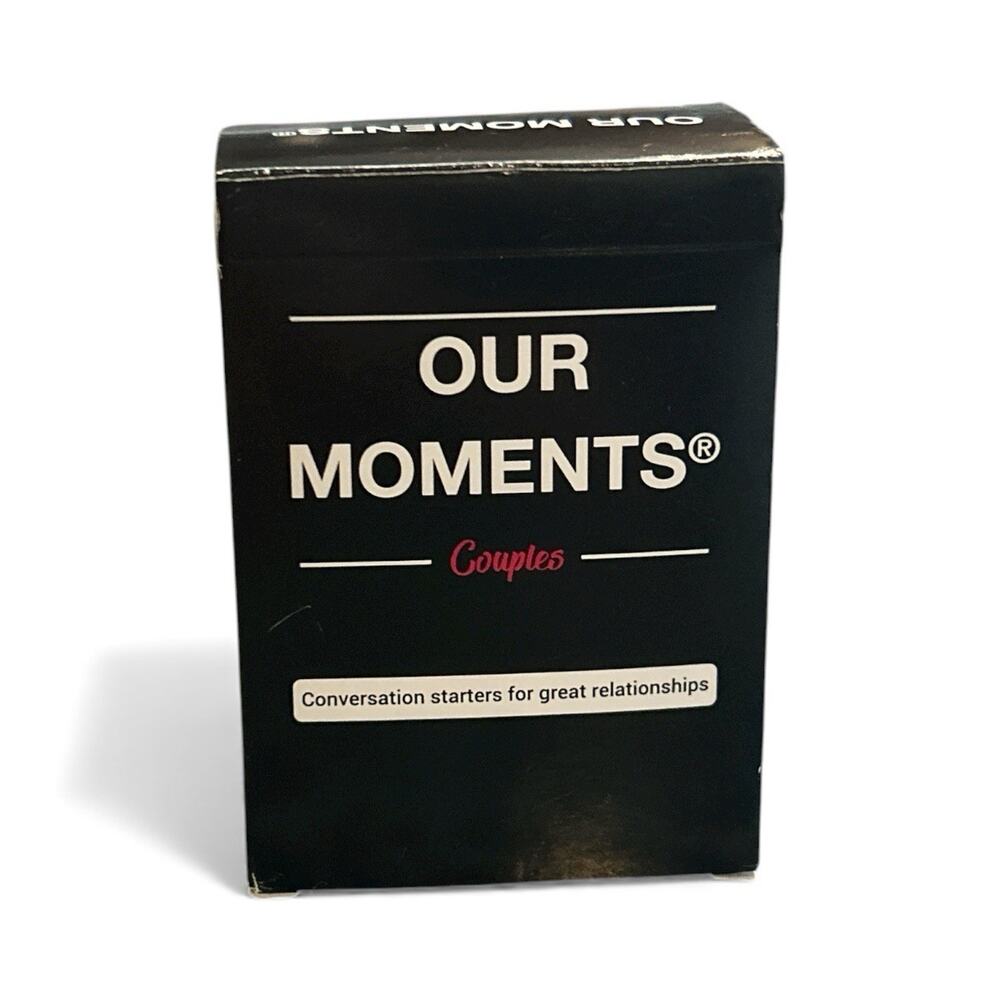 OUR MOMENTS Couples Card Game Conversation Starters for Great Relationship NEW